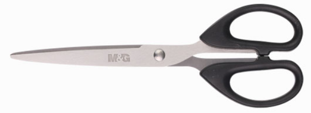 晨光(M&G)文具黑色160mm经典办公剪刀 学生手工剪纸