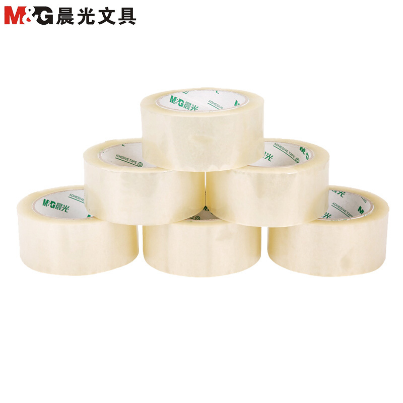 晨光(M&G)AJD97329普透封箱胶带6卷/筒 48mm*100y透明胶