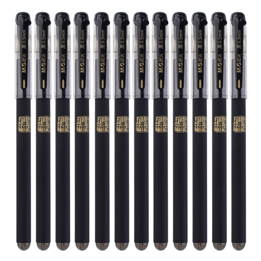 晨光(M&G)AGPA4801黑色中性笔 12支/盒0.5mm 孔庙祈福水
