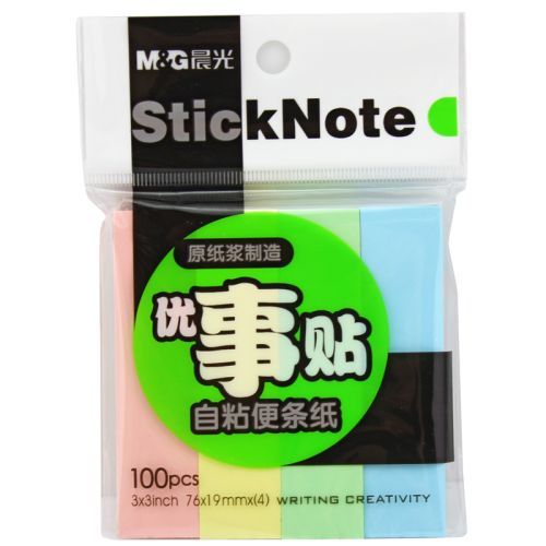 晨光3X3四分条优事贴100页YS-13