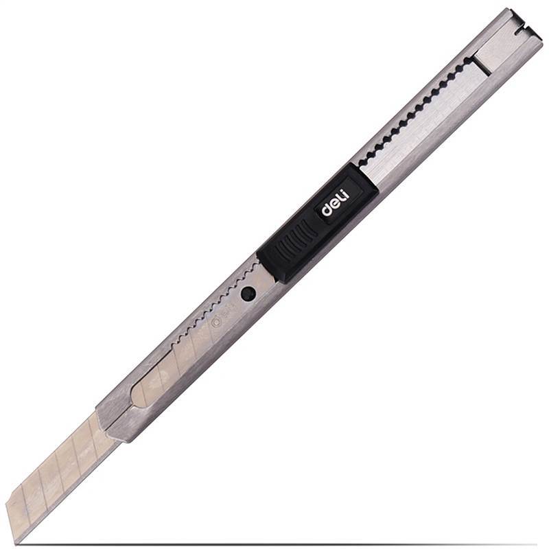 得力（deli） 2058 金属小号美工刀 裁纸刀 壁纸刀
