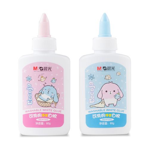 晨光（M&G） ABJ97202卡通可洗手工白胶乳胶儿童手