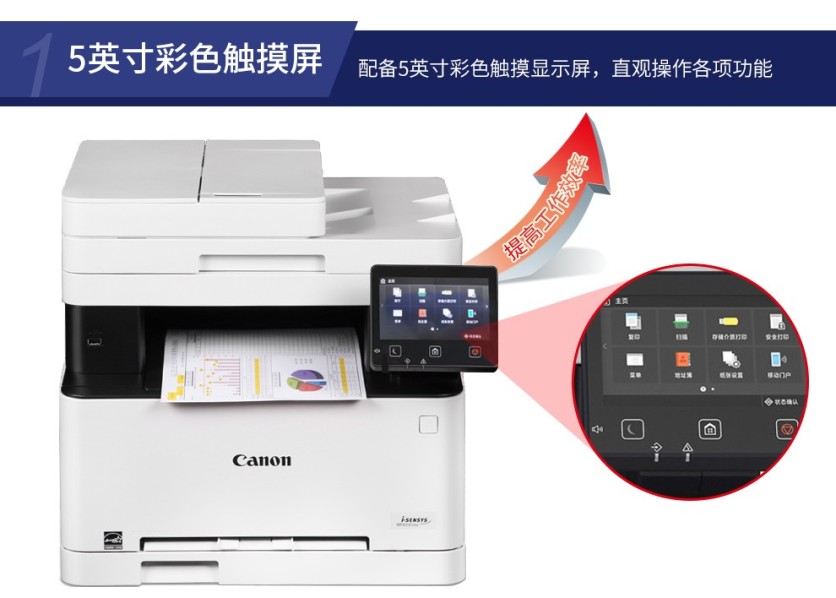 佳能/canonMF643cdw/645cx/641cw彩色激光多功能一体机无