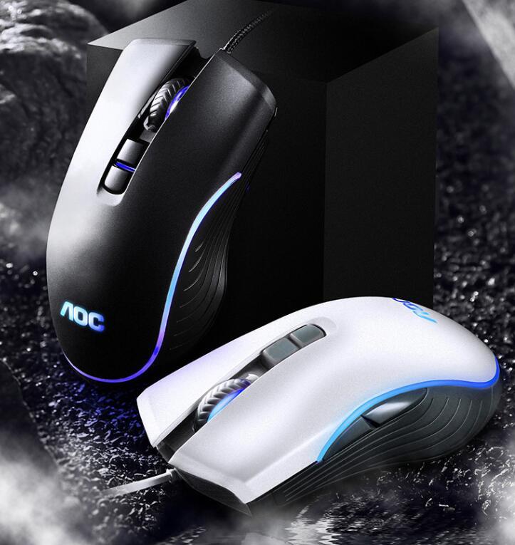 AOC 炫酷V103 爱攻AGM3050DL电竞七彩炫光呼吸光电游