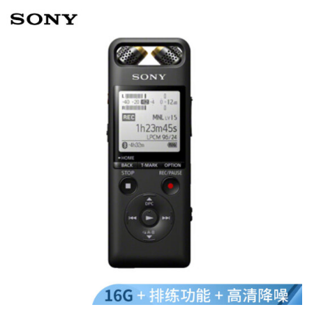 索尼（SONY）数码录音棒/录音笔PCM-A10 16GB 黑色 高