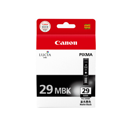 佳能（Canon）PGI-29 MBK 亚光黑色墨盒