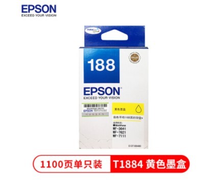 爱普生（EPSON）T1884 黄色墨盒